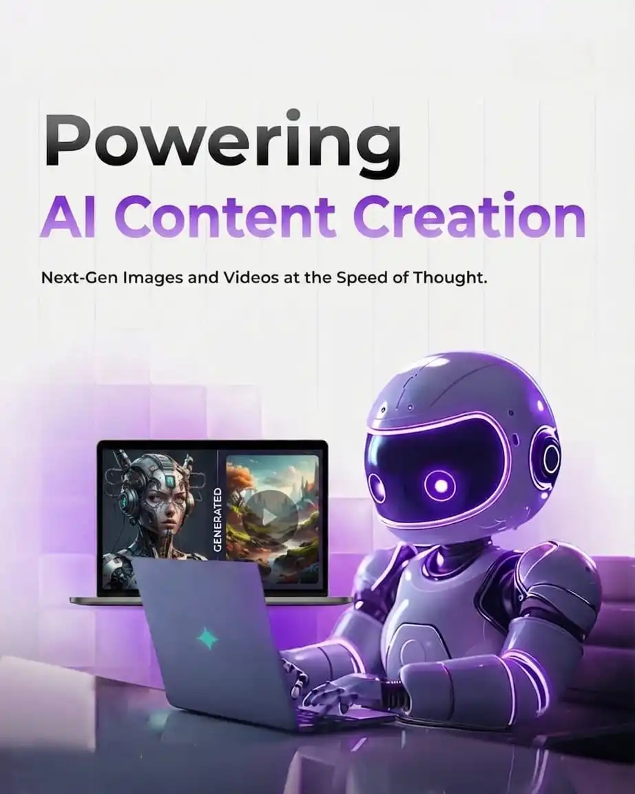 AI content creation service